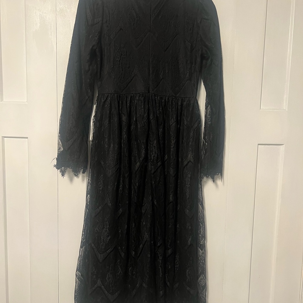 Dainty Jewells Elegant Black Lace Dress - Picture 6 of 7